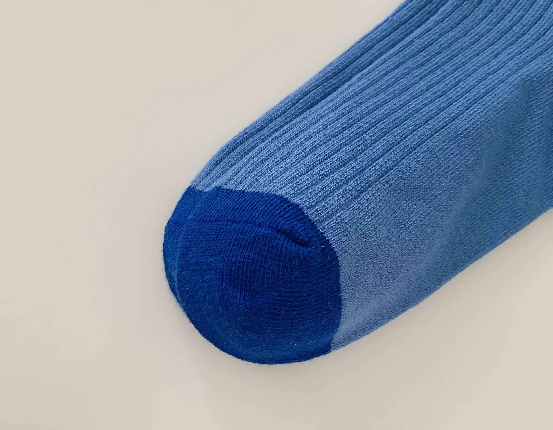 Fashion Striped Black White Cotton Girls Socks Set 5 Pairs Simple Blue Trend Cotton Women's Mid-Tube Socks Female Gift