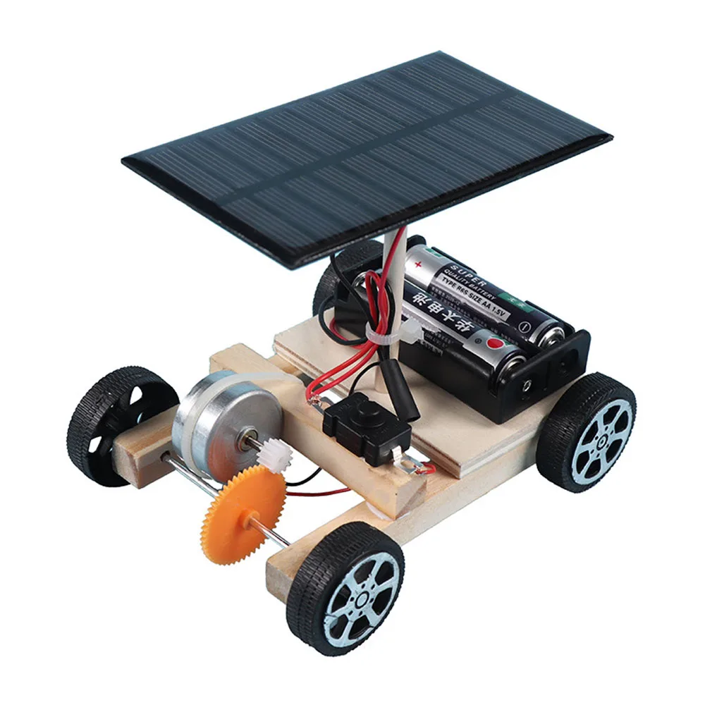 

Assemble Solar Creative Inventions DIY Car Motor Robot Kit Motor Educational Electronic Kit Car Model Science Experiment for Kid
