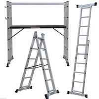 en131 6m aluminum ladders single straight ladder scaffolding ladder