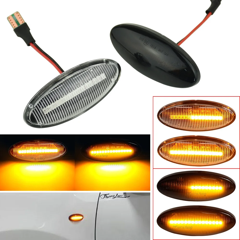 

Dynamic Turn Signal Repeater Lamp Indicator LED Side Marker Light For Opel Vauxhall Vectra B MK1 1995 1996 1997 1998-2002