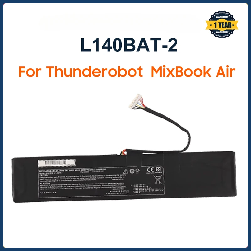 Аккумулятор 4600 мАч 7 В L140BAT-2 для Thunderobot 911 MixBook Air Запчасти и аксессуары ноутбуков