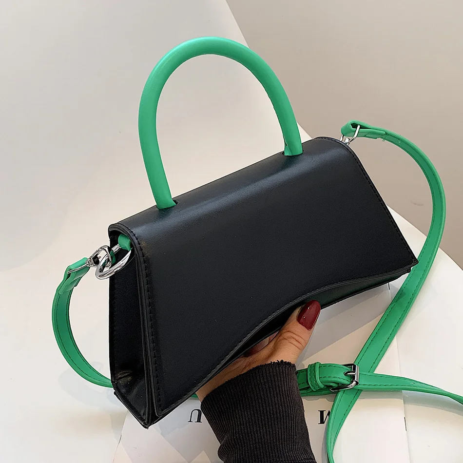 

Роскошные сумочки, женские сумки, дизайнерские сумки через плечо из искусственной кожи со вставками для женщин 2023, трендовая Брендовая женская сумка через плечо