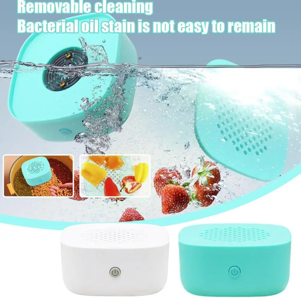 

Portable Vegetable Washing Machine Fruit Vegetables Washers Kitchen Accessories Dishwasher Disinfect 4400mah Food Meat