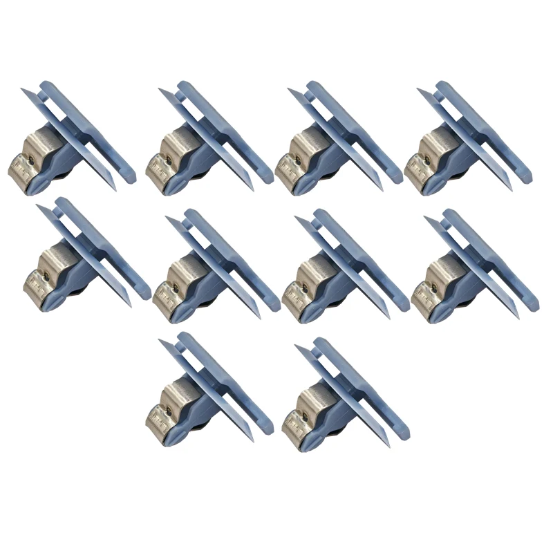 

10X для Vauxhall Opel задняя дверь багажника стойка внутренняя отделка панели пластиковые зажимы синие аксессуары для салона автомобиля автозажимы