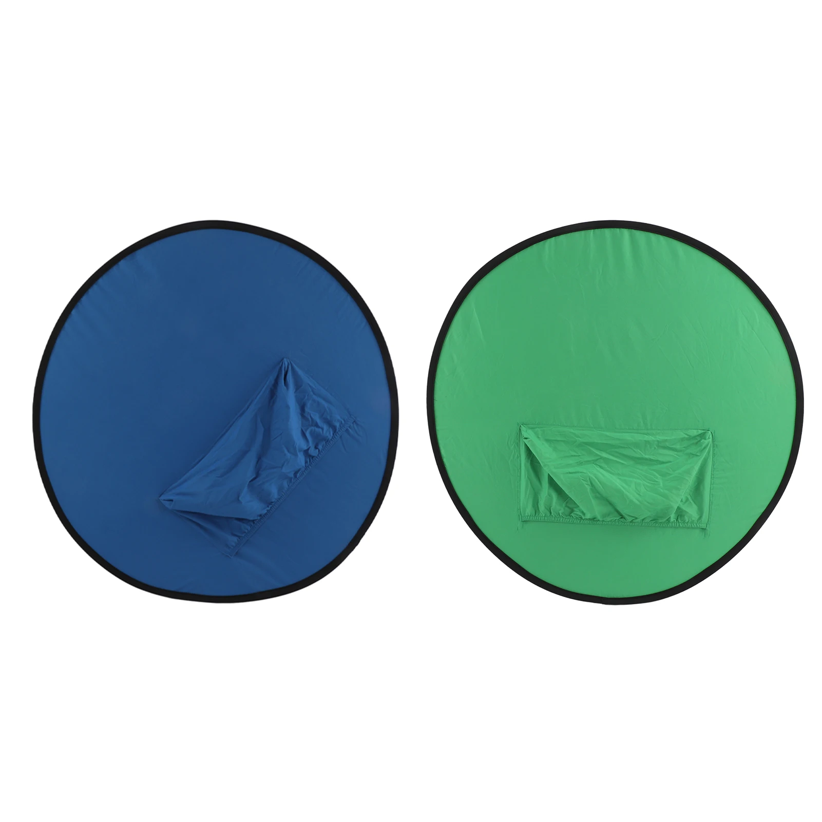 Сине-зеленый 2 в 1 фон экран складной портативный хромакей для фотографии живой