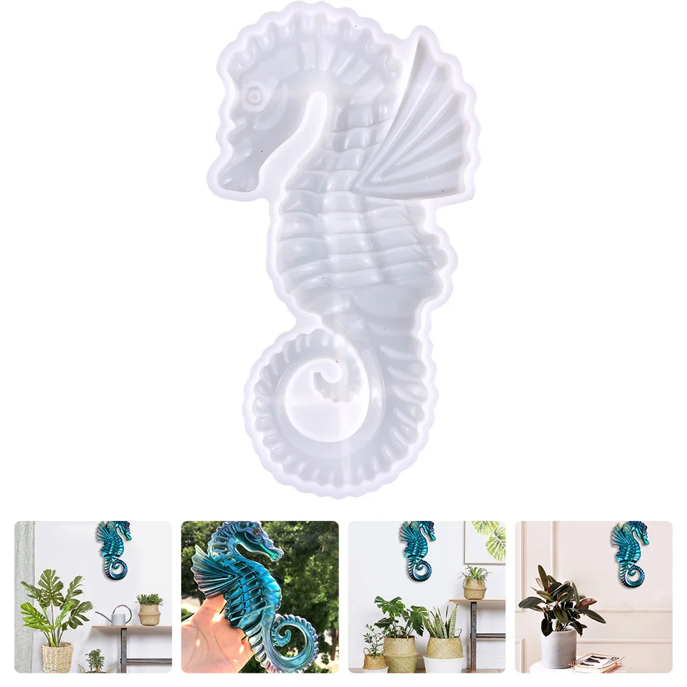 

Silicone Molds Mold Sea Diy Resin Horse Crafts Animal Wall Epoxy Casting Decor 3Dhandicraft Kit Ocean Beach Life Shaped Marine