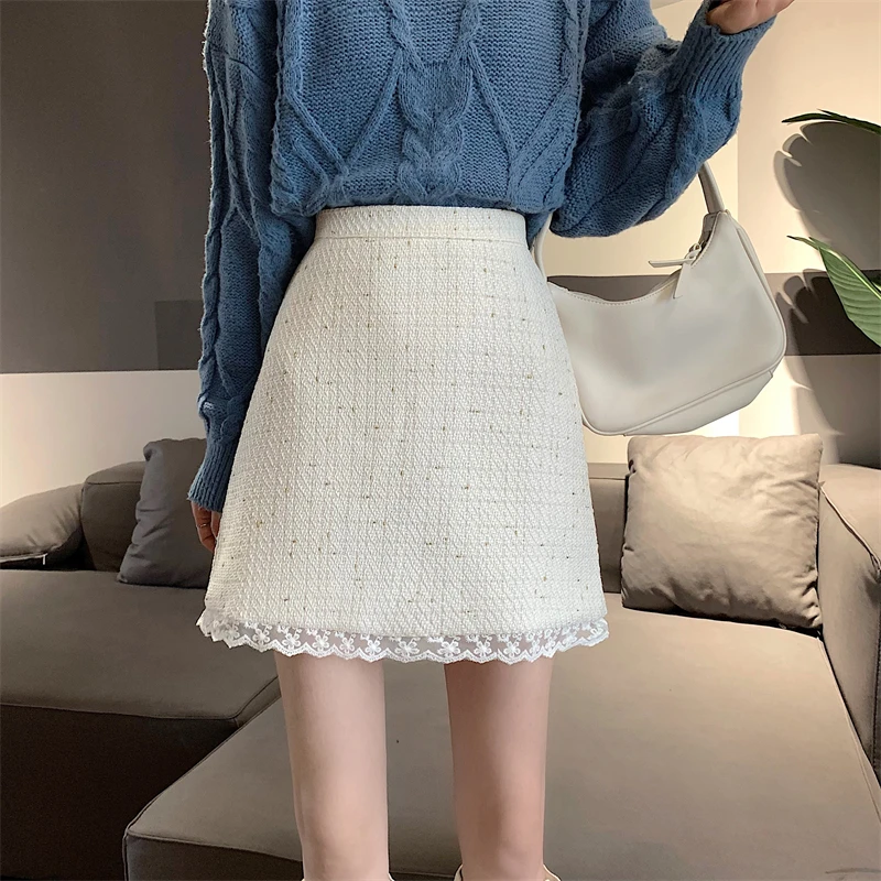 

Make firm offers high ~ little sweet wind skirts female fashion show thin waist bud silk small package buttocks short skirt of s