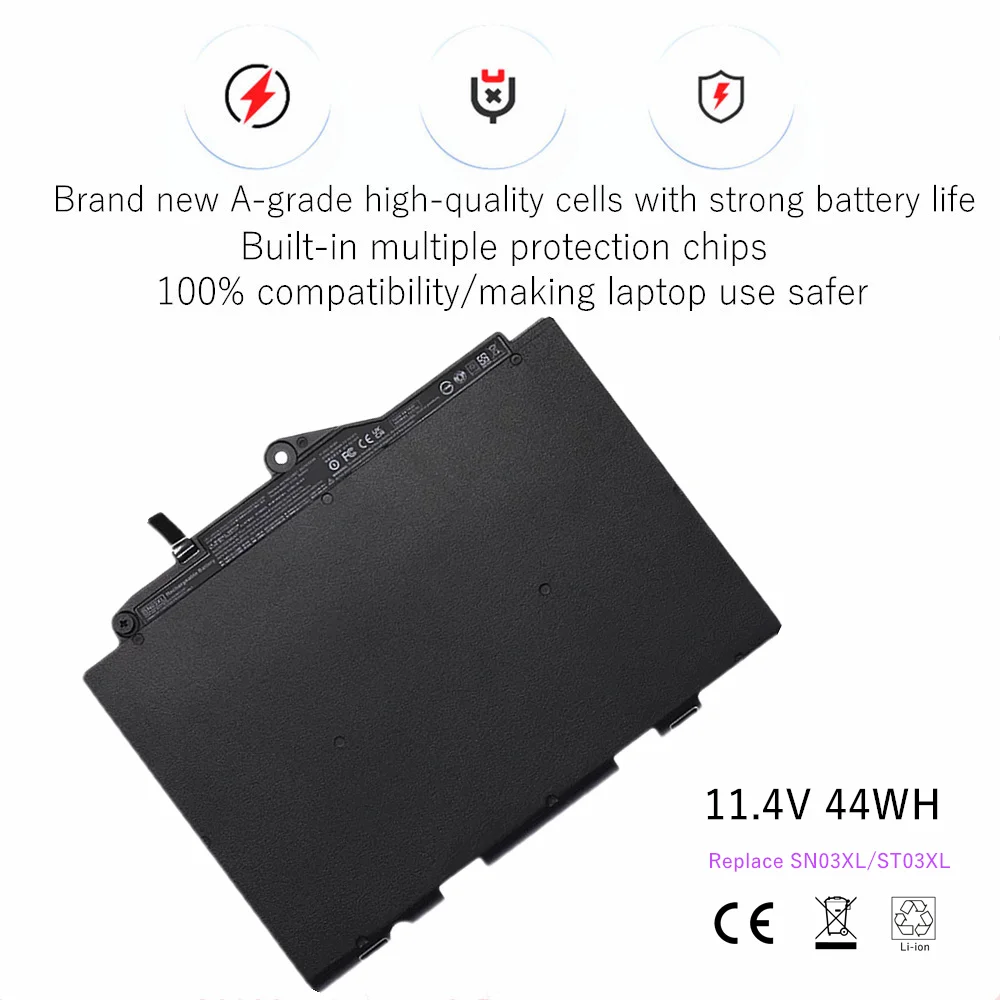 Фото 11,4 В ST03XL SN03XL Аккумулятор для ноутбука HP EliteBook 725 820 G3 725 820 G4 HSTNN-UB6T HSTNN-DB6V HSTNN-I42C HSTNN-I34C №3
