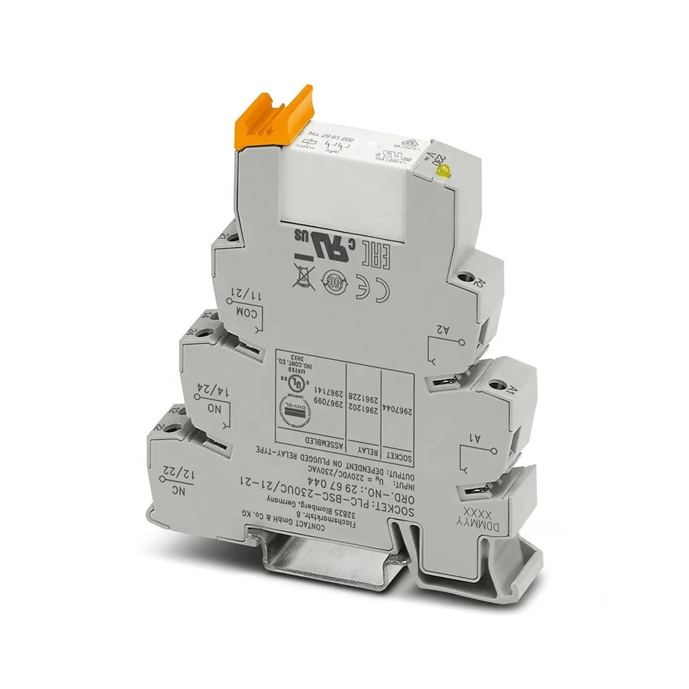 

10 PCS New 2967099 PLC-RSC-230UC/21-21 Relay Module For Phoenix Works Perfectly High Quality Fast Ship