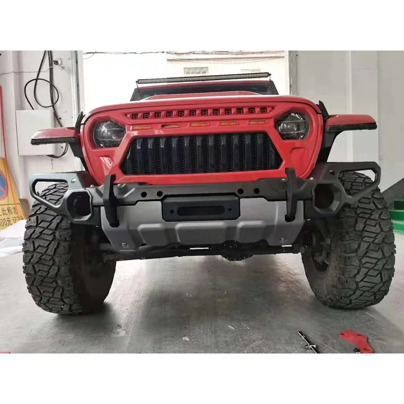 Фото Премиальный передний бампер для Jeep Wrangler JL и Gladiator JT 2018+ (запчасти для бездорожья) №5