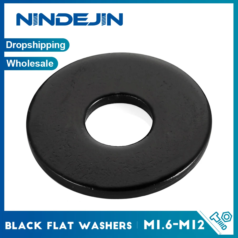 

Черные шайбы из нержавеющей стали 304 NINDEJIN DHX-304-98 M1.6-M10
