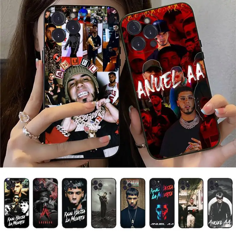

Anuel AA Phone Case for iPhone 11 12 13 mini pro XS MAX 8 7 6 6S Plus X 5S SE 2020 XR case
