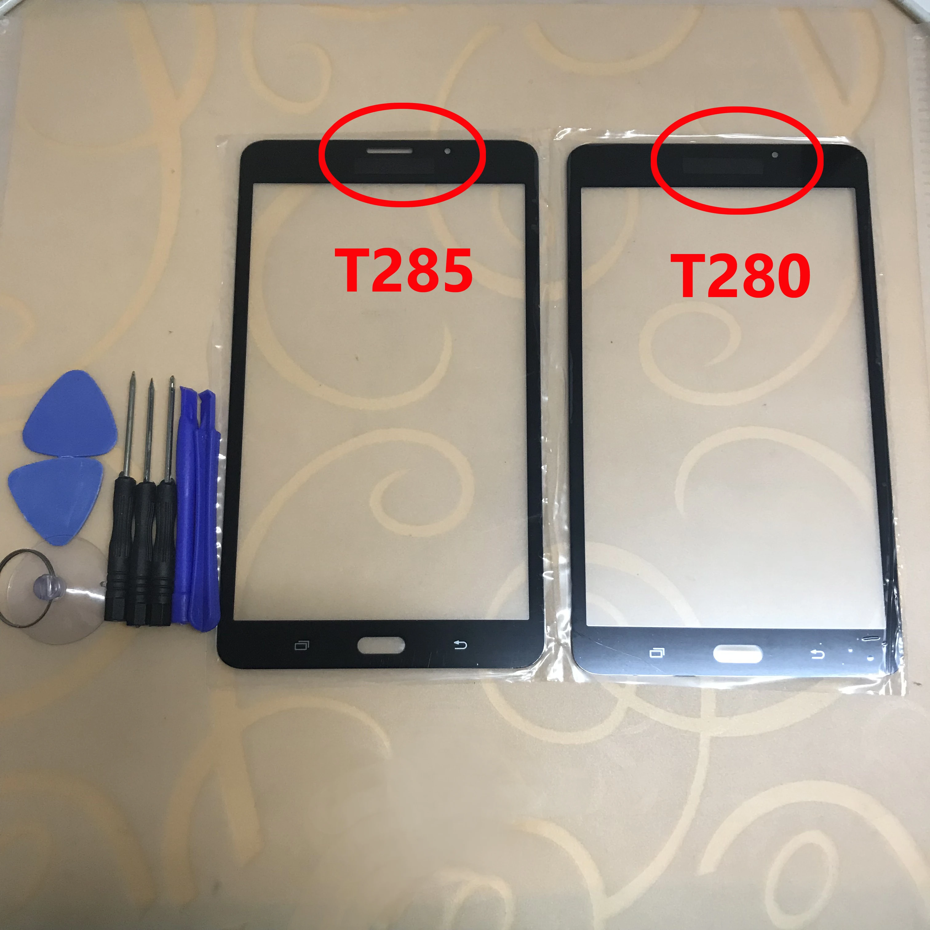 Для Samsung Galaxy Tab A 10. 0 T280 SM-T280 / T285 SM-T285 сенсорный экран дигитайзер сенсор Внешний ЖК