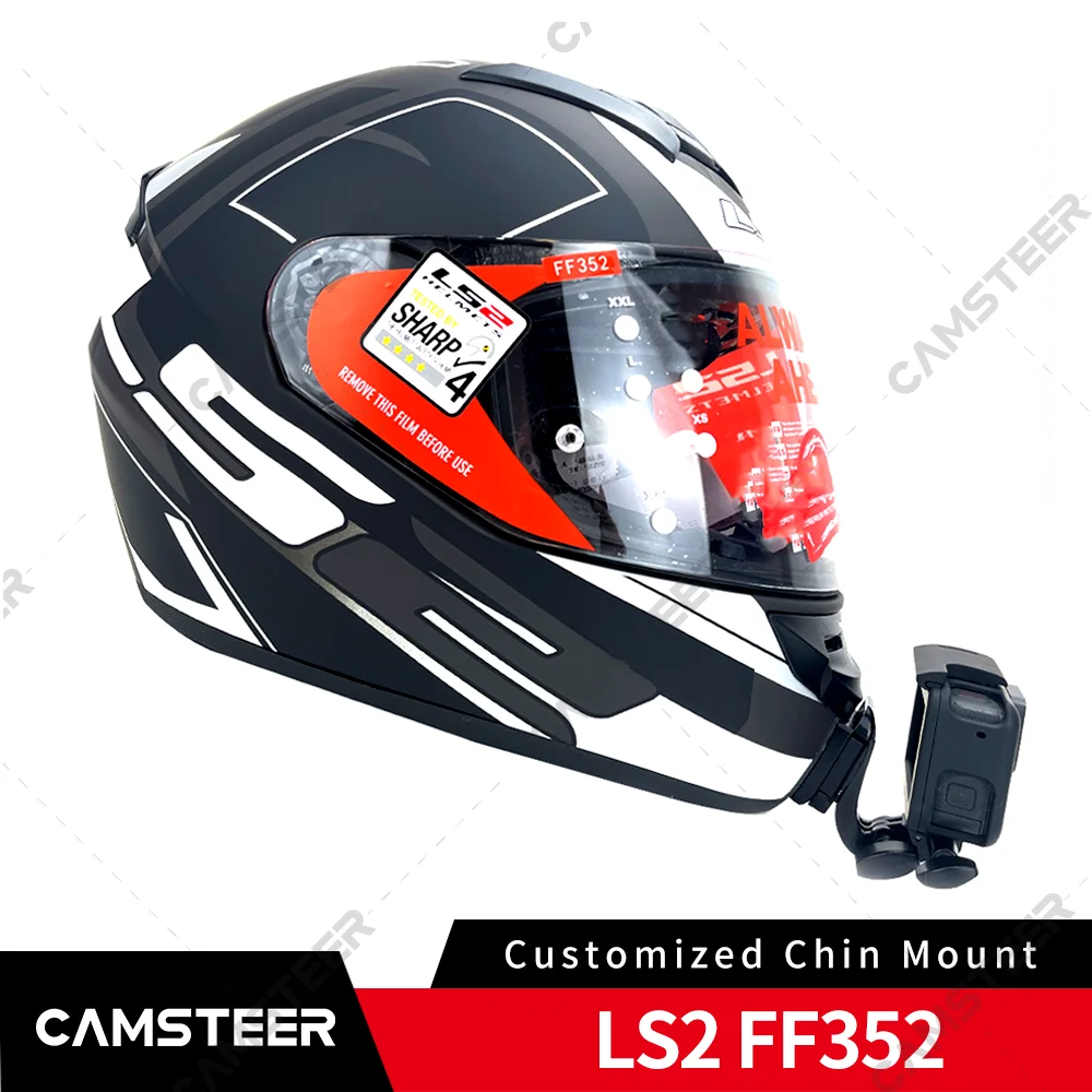 Алюминиевое крепление для шлема LS2 FF352 на заказ камеры GoPro Hero 12 11 10 9 Insta360 X4 X3 Ace pro DJI