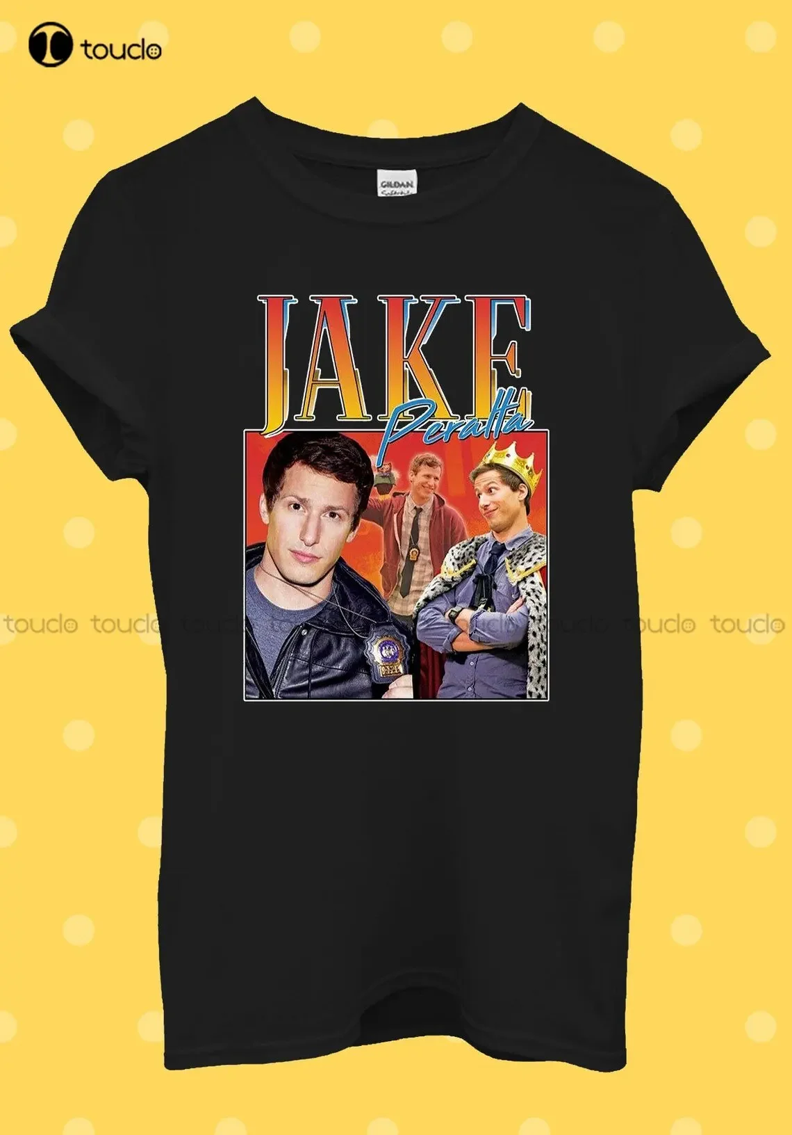 Jake Peratta Brooklyn Nine Show Retro Funny Cool T Shirt Men Women Unisex Top Art Streetwear Cartoon Tee Xs-5Xl