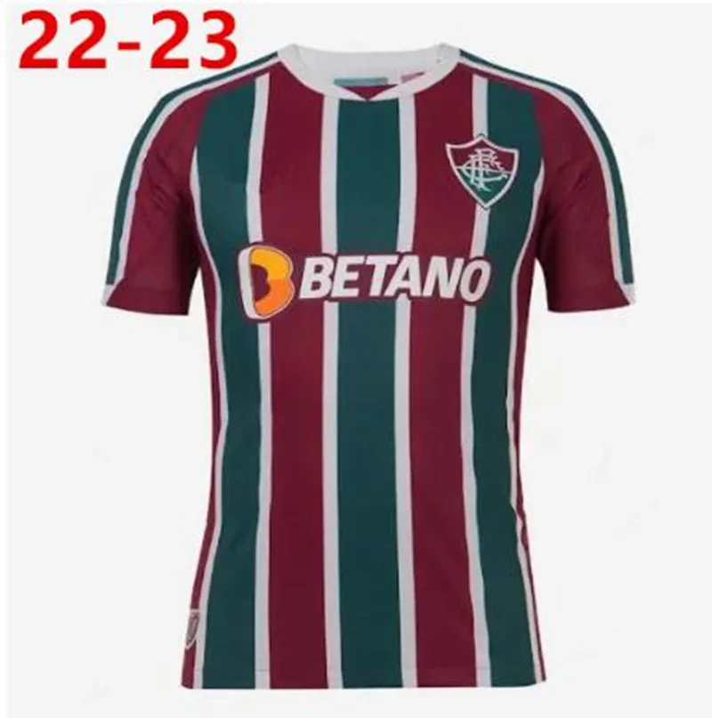 

FRED 21 22 Fluminense MIGUEL PH GANSO Home Verde Vermelho 3º NINO EGIDIO LUCCA MARCOS CALEGARI Camisa Futebol