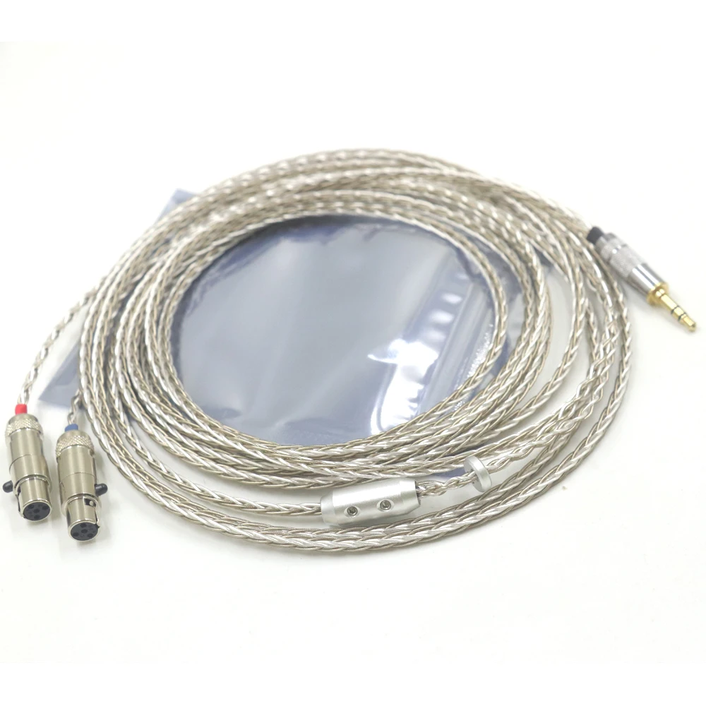 Обновление 152 ядра графенового + посеребренного кабеля для наушников Audeze LCD-3 LCD-2