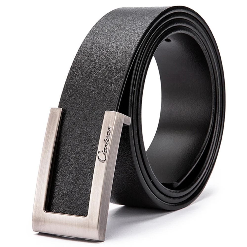 

Ciartuar Leather Belts for Men High Quality Designer Brand Male Belt Luxury Mens Belts Strap Men's Gift Simple Belt Ceinture New