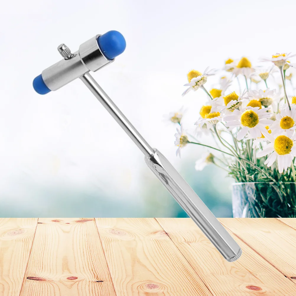 

1 pc Reflex Hammer T-Shaped Diagnosis Testing Double-headed Plexor for Nurses