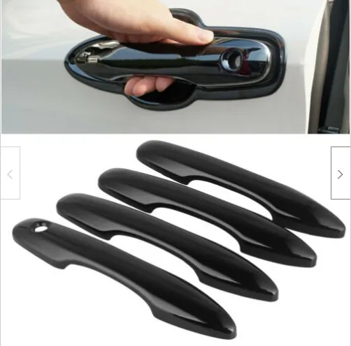 

Наклейка на дверь автомобиля, 4 шт., внешняя защитная пленка на ручку автомобиля для Toyota Camry Corolla Levin 2018-2019