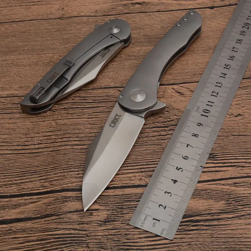 

CRKT6130 All Steel Portable Fruit Knife Outdoor Household Folding Knife