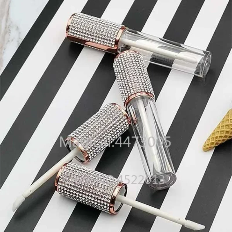 5 мл круглые тюбики для блеска губ высококачественные прозрачные пластиковые