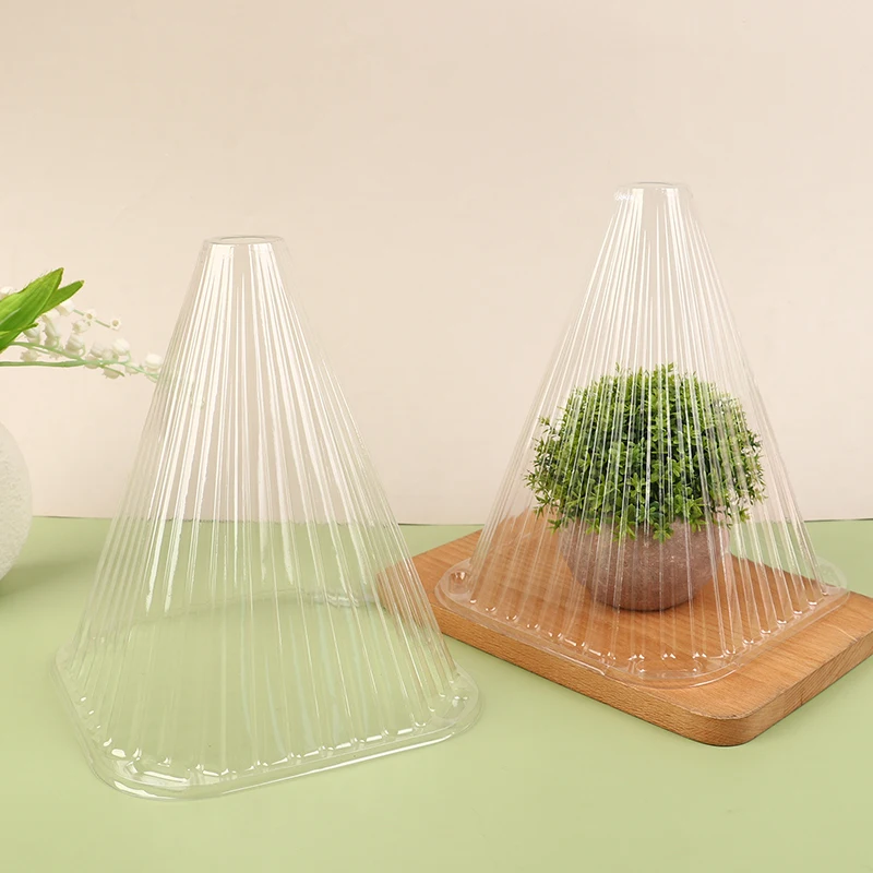 

10Pcs Plant Cover Reusable Light Transparent Reusable Garden Plants Cloches Anti-Frost Greenhouse Plants Garden Yard Supplies