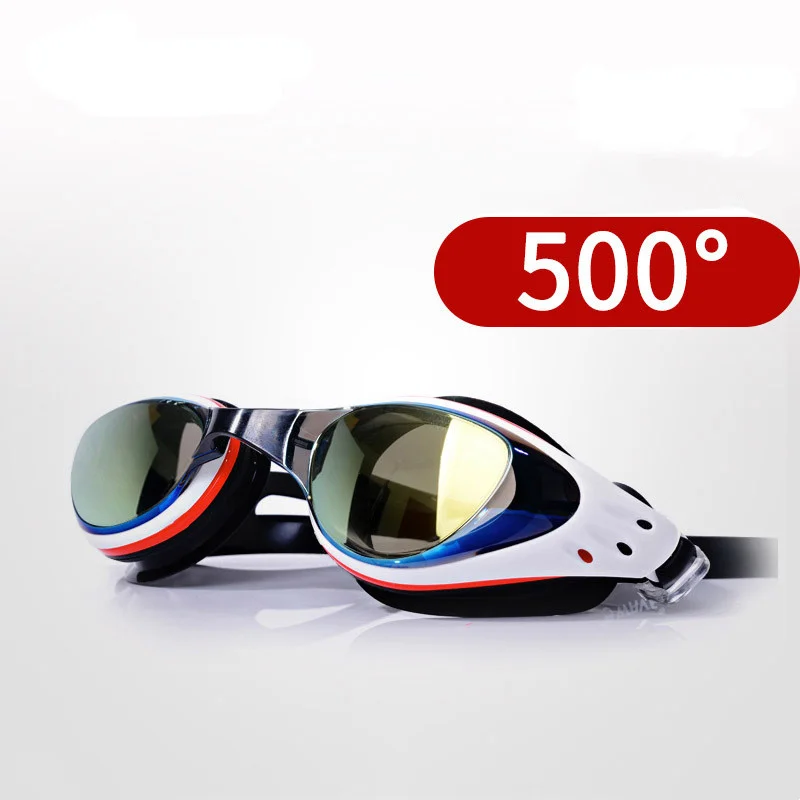 

Lasses En Swimming Prescription 124-124 Proof Dwaterproof Water Anti Fog Uv 1240; Swimming 1240; Glasses Silicone Diving Glasses