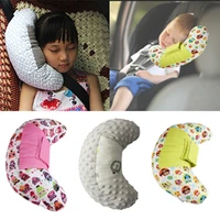 baby car pillow styling neck headrest cushion children car seat belts pillow kids shoulder safety strap protection pads support