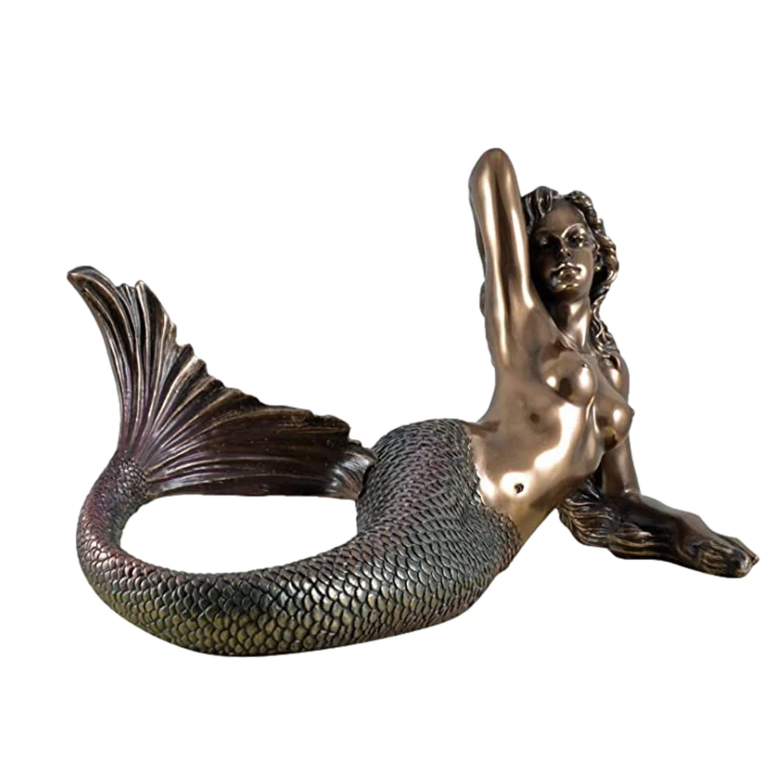 

Mermaid Shape Hooks Farmhouse Decoration Wall Mounted Hang Racks Coat Hooks Decorative Wall-mounted Heavy-Duty Key Holder