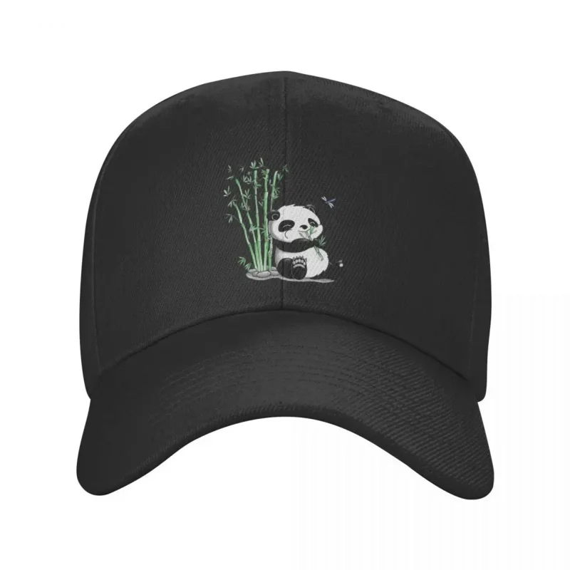 

Personalized Panda Bear Baseball Cap Women Men Breathable Dad Hat Outdoor