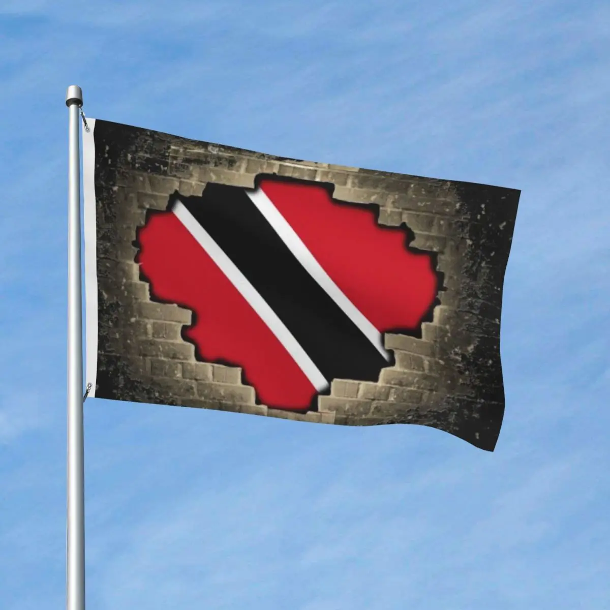 

Флаг Тринидада и Тобаго, искусственный полиэстер, уличный газон, устойчивый к выцветанию, легкий, деликатный
