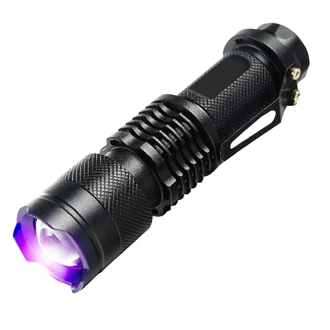 365нм/395 нм, Ультрафиолетовый фонарь с аккумулятором, проверка денег, прибор для обнаружения пятен мочи животных, фонарик