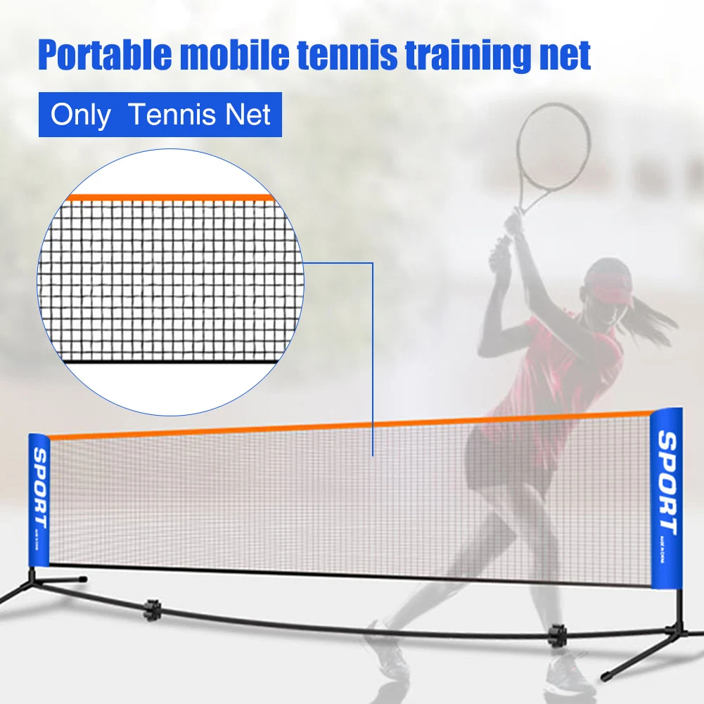 

Tennis Net Backyard Driveway Volleyball Court Sport Training Beach Foldable Portable Badminton Adults Kids Indoor Outdoor PE