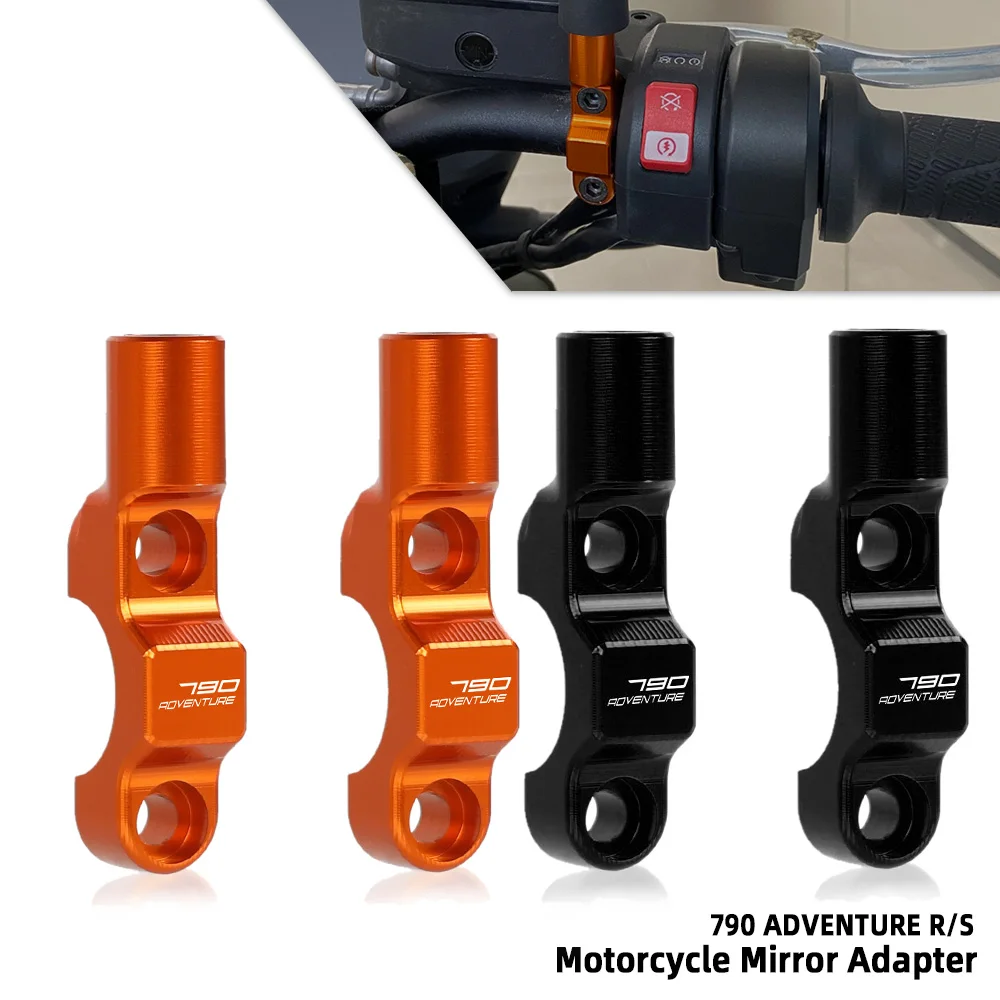 

Motorcycle Accessories For 790 AdventureR S 790 Adv 2019 2020 Adapter Holder Mount Rearview Mirror Extender Bracket High Quality