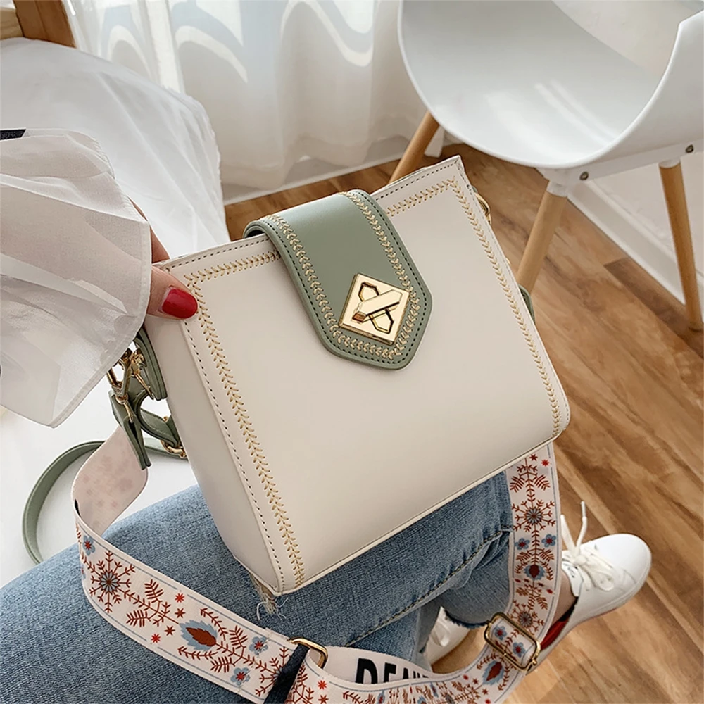 

Женская сумка-ведро, маленькая широкая сумка через плечо, Женская дорожная сумка, лето 2022