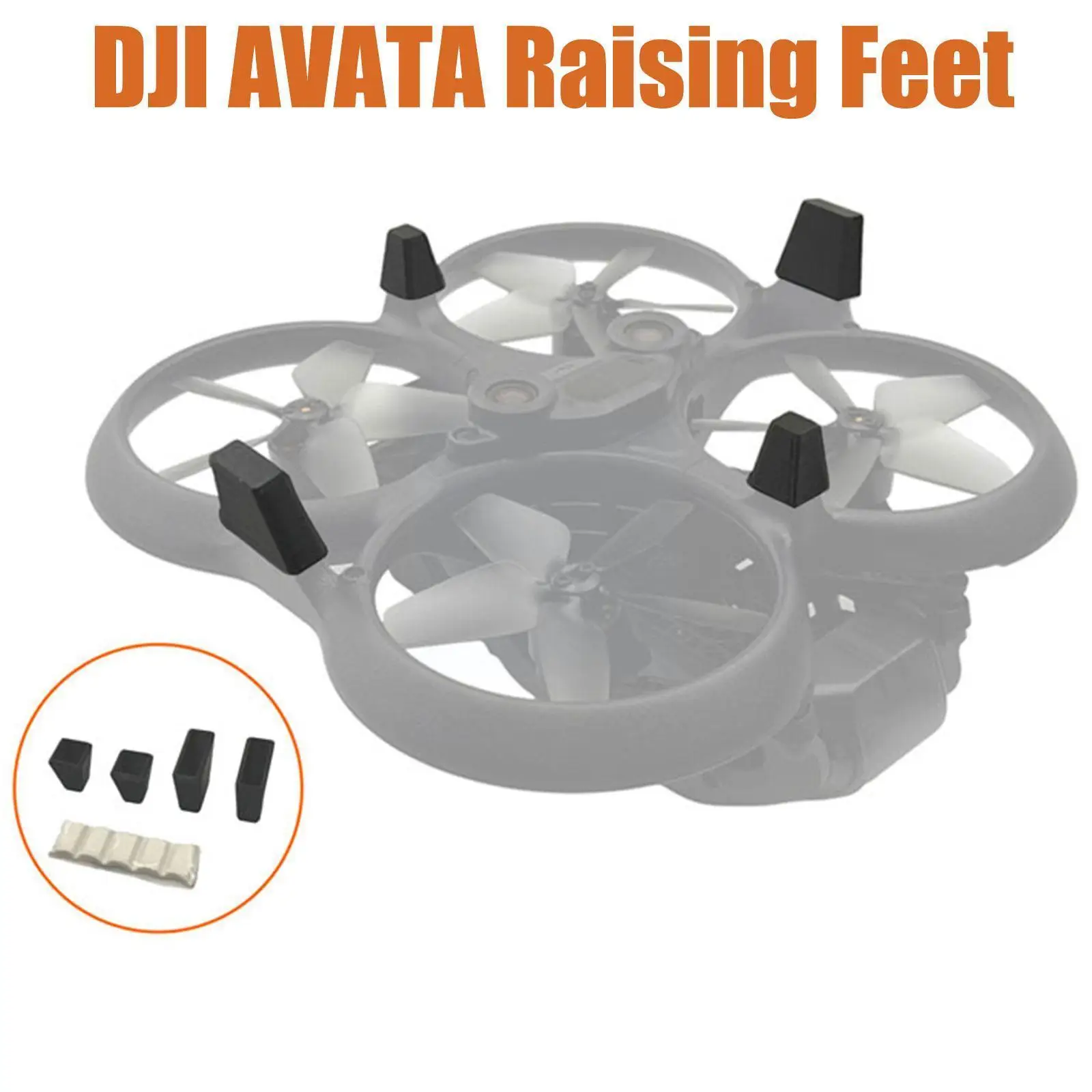 

For DJI AVATA Tripod Protection Raised Foot Pad Foot To Landing Tripod Prevent Cover Accessories Of Bracket Wear O5G2