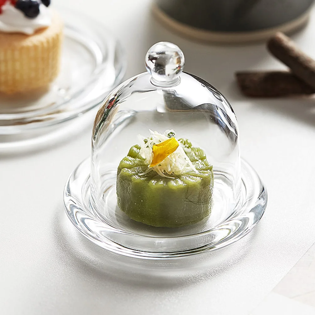 Стеклянная крышка для торта сервировочный поднос закусок подставка чашки