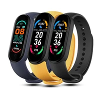 m6 plus sports smartwatch heart rate blood pressure monitoring waterproof smart bracelet mens womens multi function watches