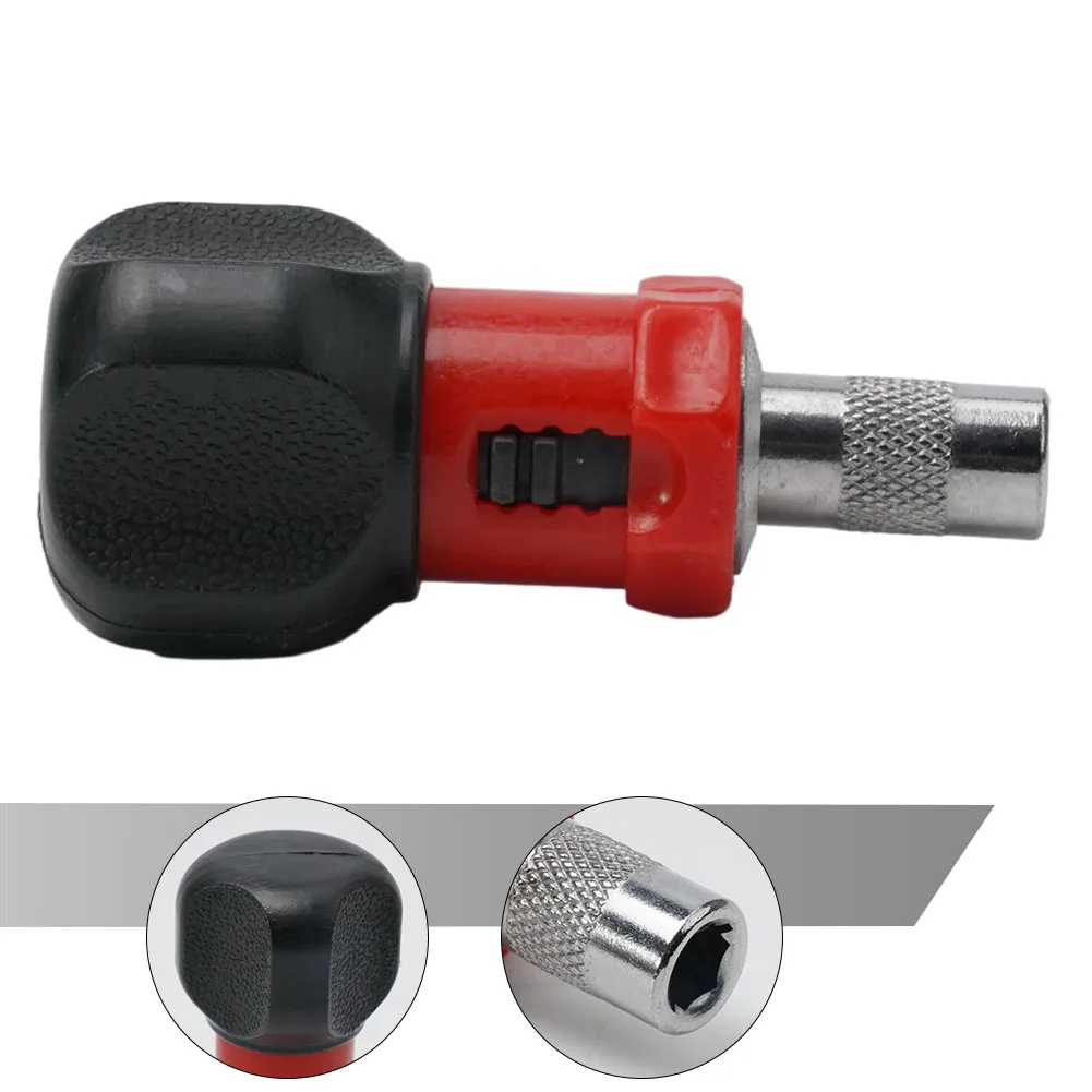 

Multifunctional Ratchet Wrench Screwdriver Hex Socket Screw Driver 6.35mm Universal 1/4 Inch Magnetic Design 80*33mm Convenient