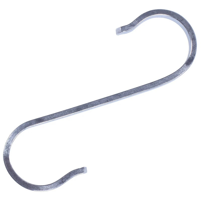 

3X Stainless Steel S Shape Hooks Powerful Kitchen Hanger Clasp Rack Clothes Holder, 19X19mm