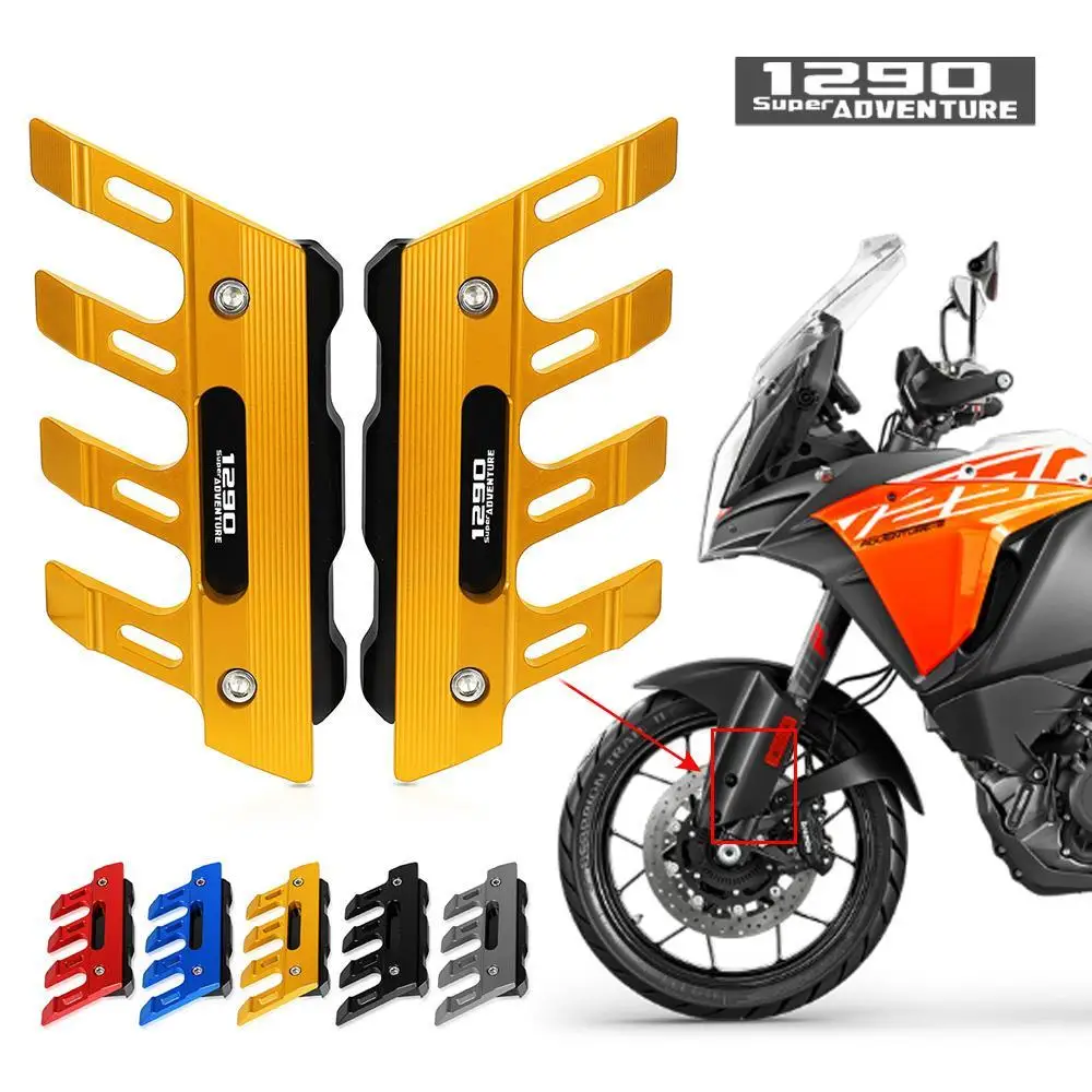 

FOR 1290 Super Adventure 2015 2016 2017 2018 2020 Motorcycle Front Fork Protector Fender Slider Guard Protection Block Mudguard