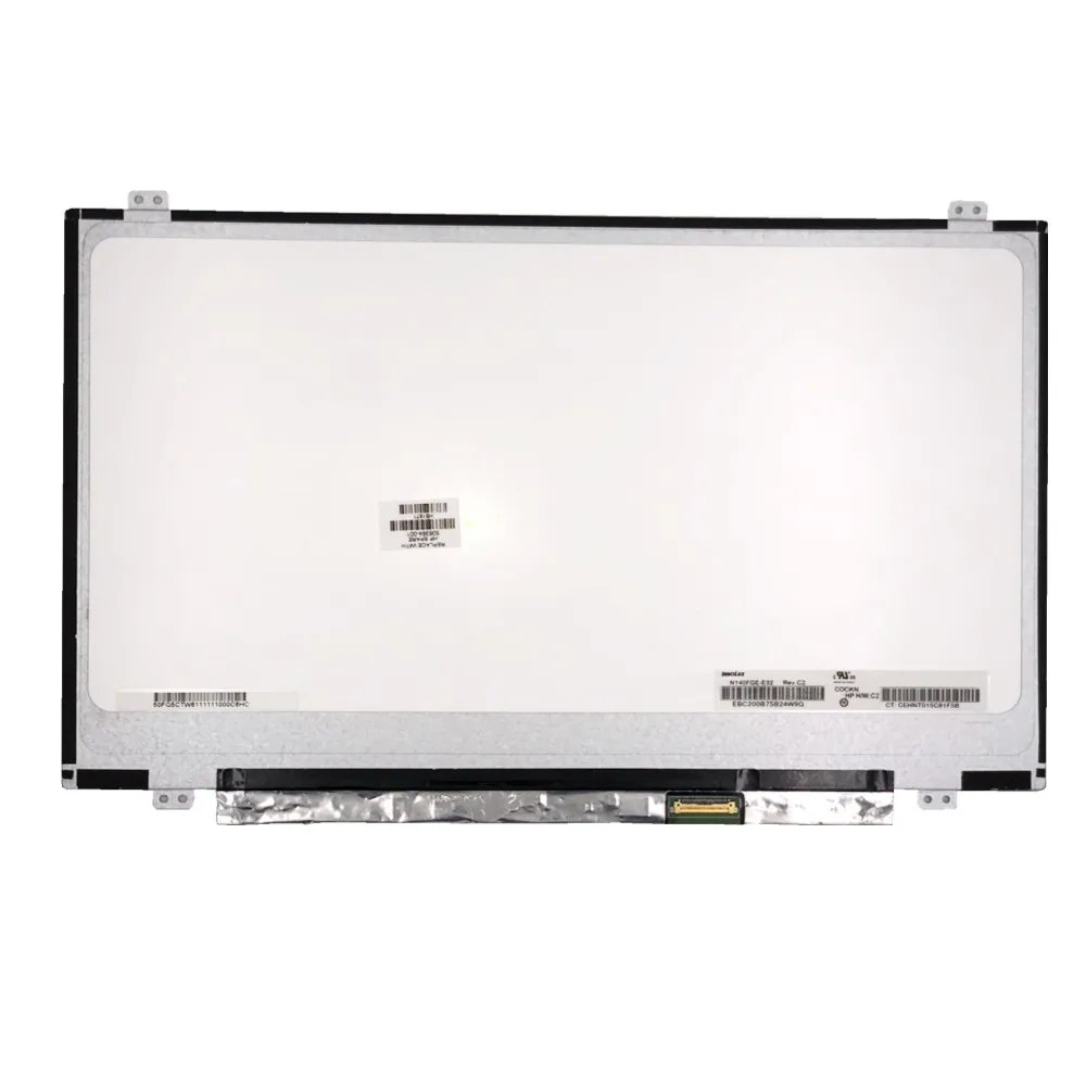 

14.0 Inch Laptop LCD LED Screen B140XTN02.E Fit NT140WHM-N41 NT140WHM-N42 HB140WX1-401 LP140WH8 TPC1 N140BGE-EA3 EDP 30 Pin