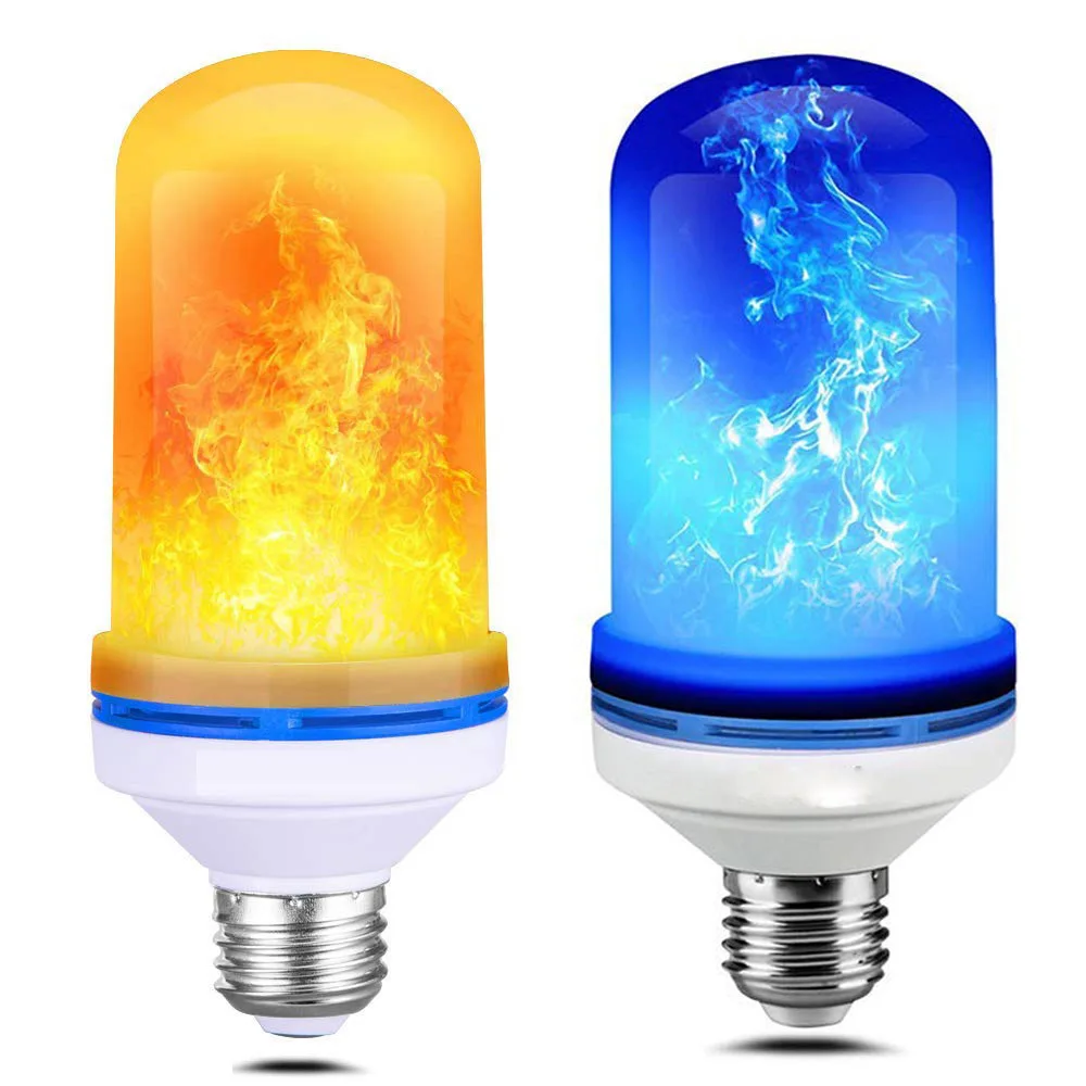 

E27 B22 E26 Flame Lamps 3W 85-265V 3 Modes Home Electronic LED Flame Effect Light Bulb Flickering Emulation Fire Light Dropship