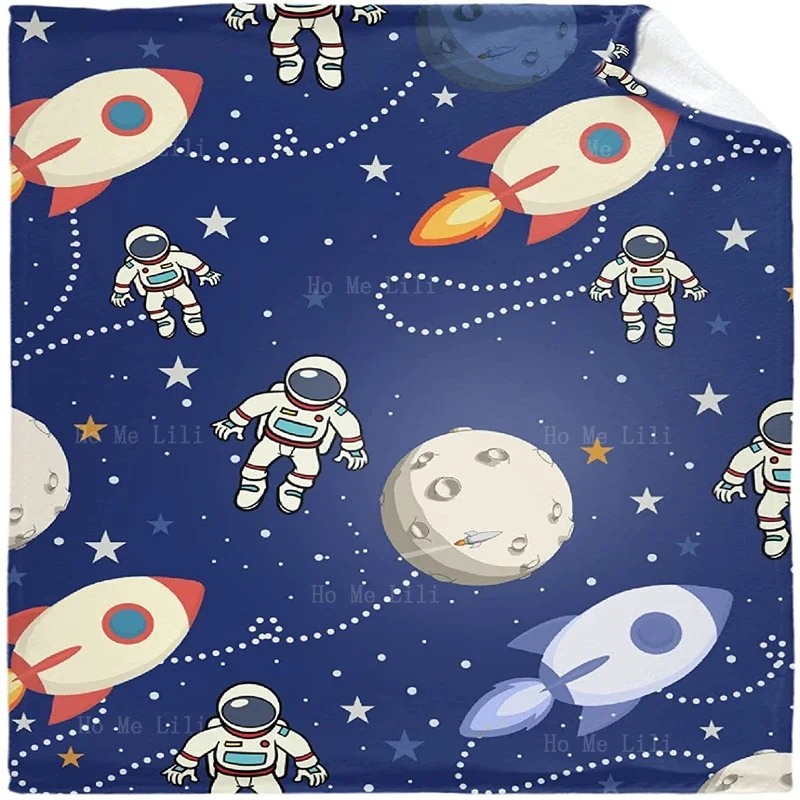 Фланелевое одеяло &quotАстронавты&quot