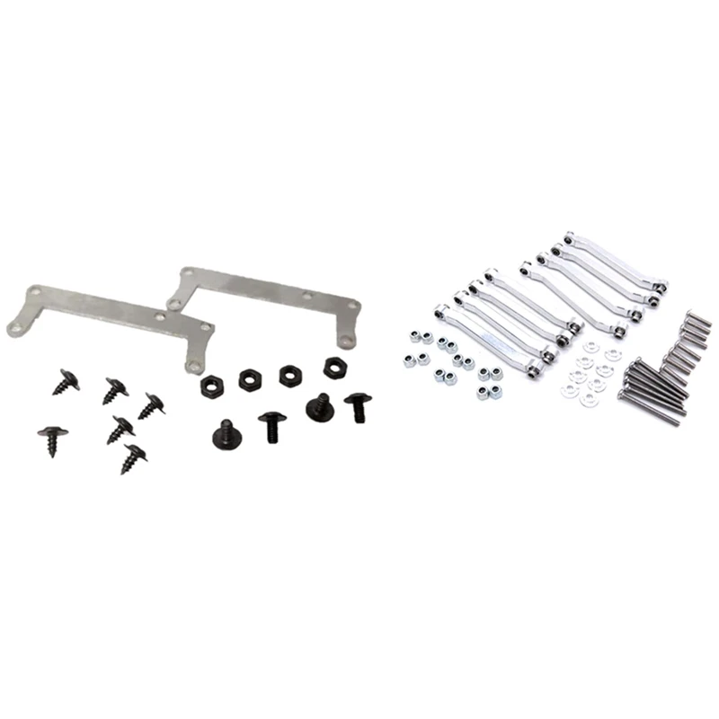 

Double Speed Wave Box Raising Bracket With Chassis Pull Rods Drag Link Suspension For MN Model 1:12 D90 D91 RC Car