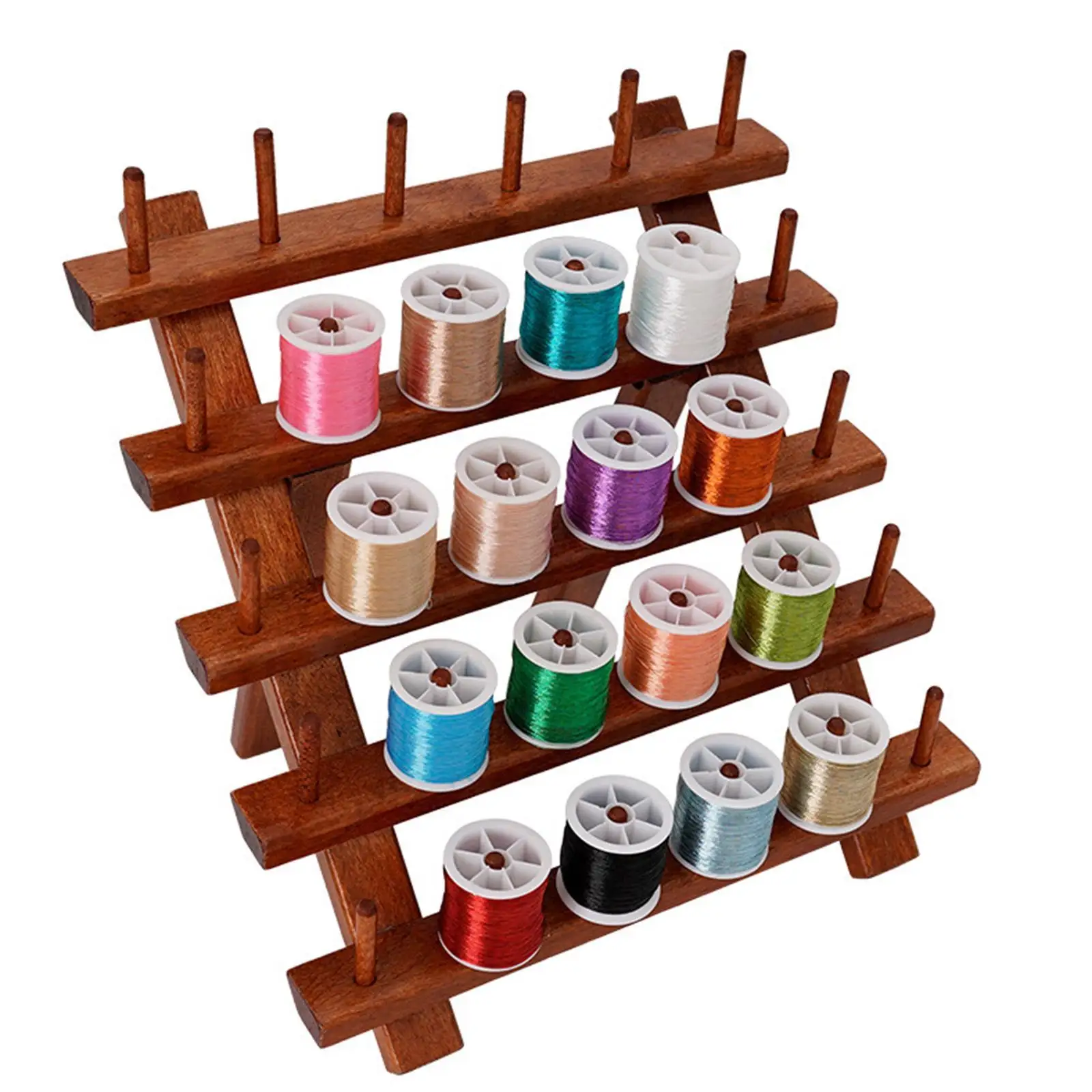 Держатель для швейных ниток с подвесными крючками полка держатель катушки