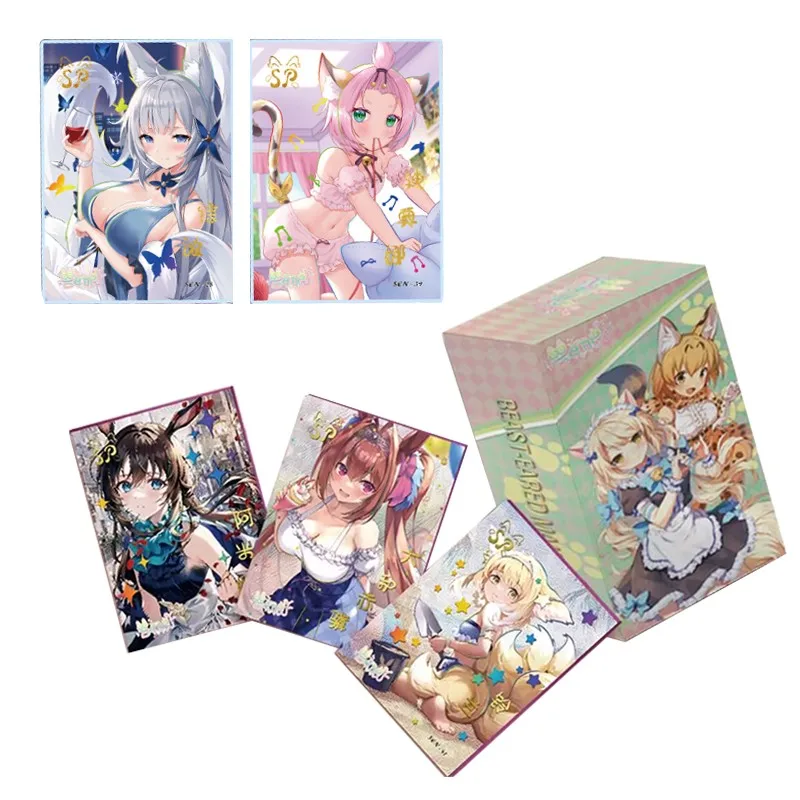 

Charm Goddess Story Collection Cards Beast Ear Mother Anime Girl Party Swimsuit Bikini MR CP Card Doujin Toys And Hobbies Gift