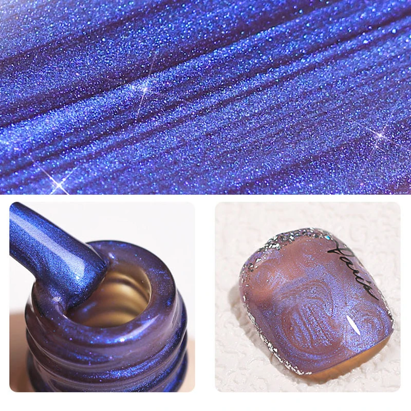

Aurora Pearl Thread Shell Gel Nail Polish 8ml Vernis Soak Off UV LED Gel Varnish Semi Permanent Glitter Gel Nail Art Design DIY