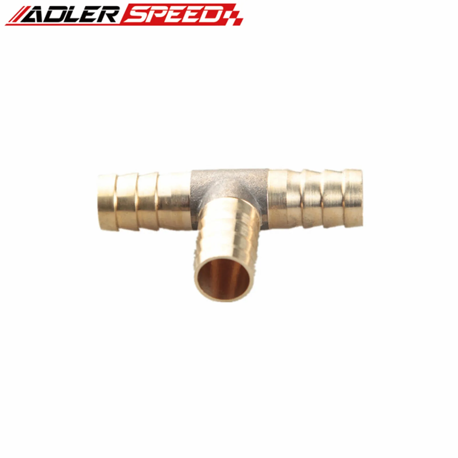 Новый 12-миллиметровый латунный 3-сторонний Т-образный штуцер для топливного